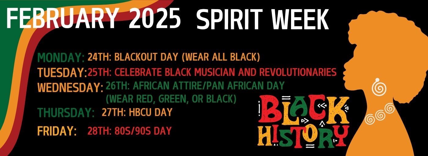 Black History Month Spirit Week 